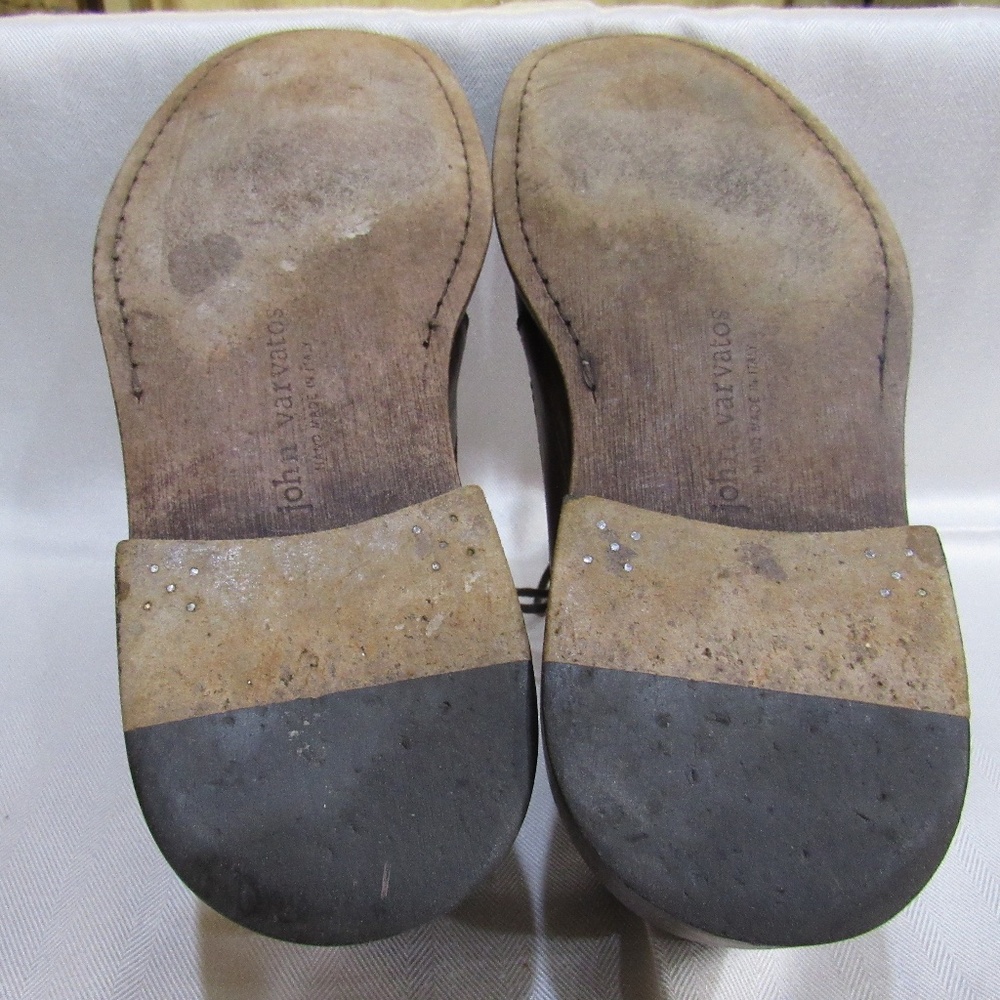 John Varvatos Italian Men's Brown Shoes - Picture 5 of 6